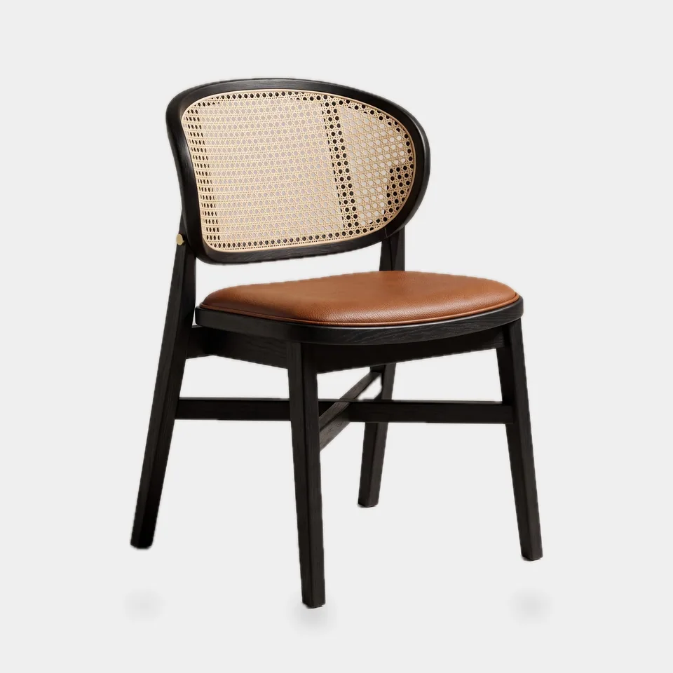 Cane Oval-Back Chair
