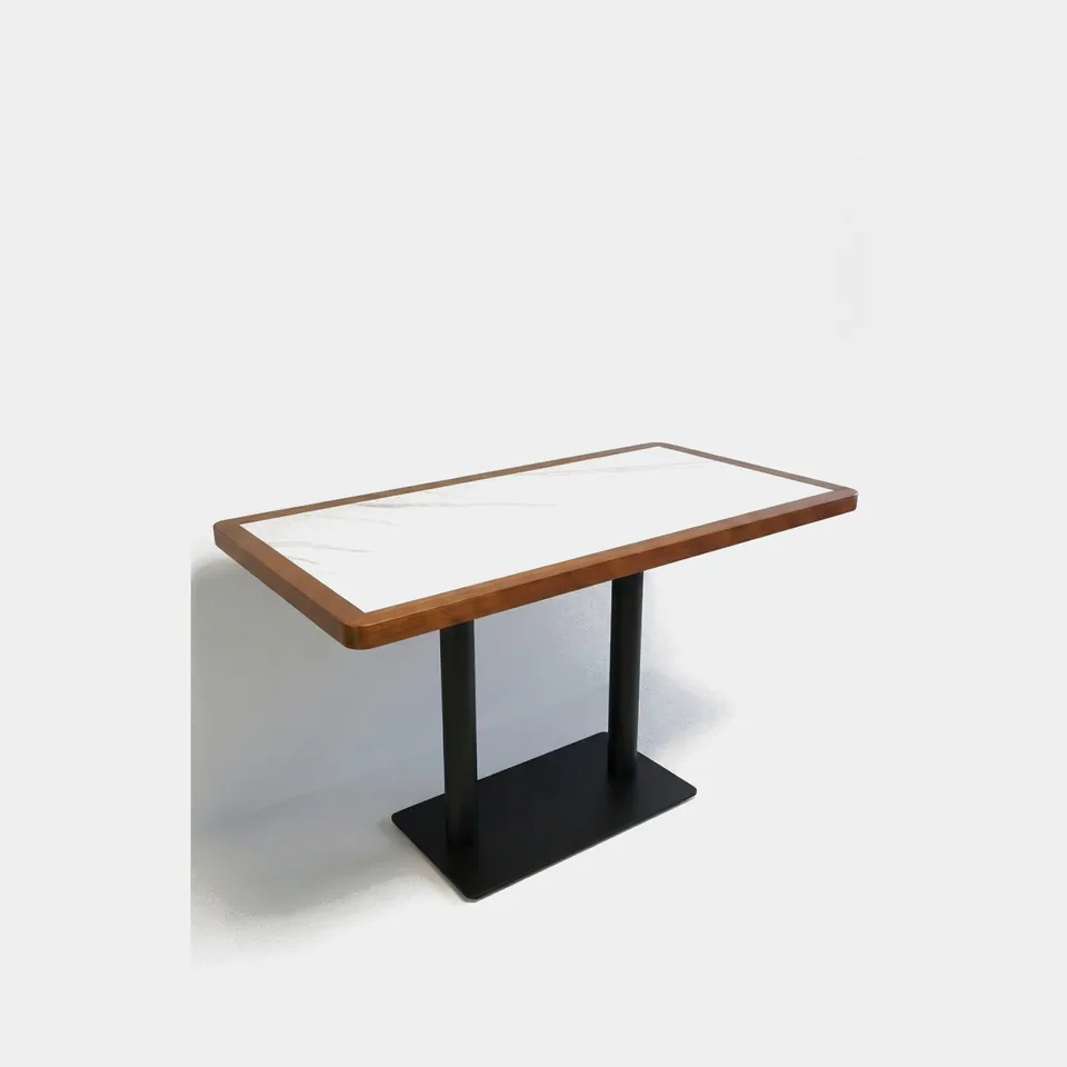 Twin-Post Stone-Top Table